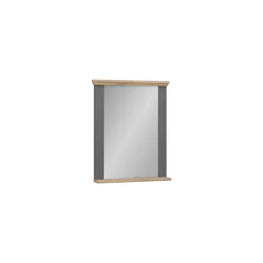 Eleganckie lustro do przedpokoju PNTD04-Q246 Szare PONTYPOOL Podstawowe