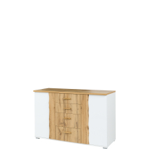 Komoda 4 szuflady 2 drzwi WOOD Podstawowe