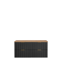 Szafka łazienkowa wisząca 120 cm z blatem ADEL BLACK Podstawowe