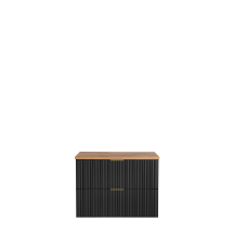 Szafka łazienkowa wisząca 80 cm z blatem ADEL BLACK Podstawowe