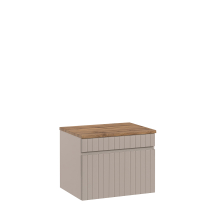 Szafka wisząca do łazienki 60 cm z blatem ICONIC CASHMERE Podstawowe