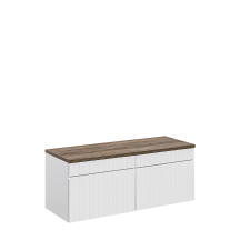 Szafki do łazienki wiszące zestaw 120 cm ICONIC WHITE Podstawowe