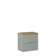 Szafka do łazienki 60 cm 2 szuflady LINE REED GREEN Podstawowe