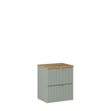 Szafka do łazienki 50 cm 2 szuflady LINE REED GREEN Podstawowe