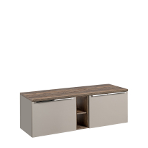 Zestaw łazienkowy 140 cm Szafka z regałem SANTE FE TAUPE Podstawowe