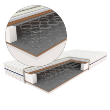 Materac bonelowy Optimum POLARIS II Piankowy z Kokosem Podstawowe
