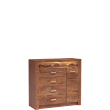 Komoda 110 cm z szufladami I-17 INDIANAPOLIS JESION JASNY Podstawowe