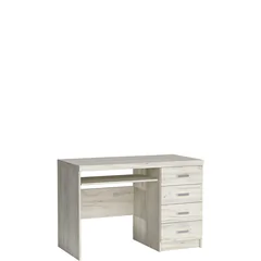 Biurko z szufladami 120 cm I-16 INDIANAPOLIS KRAFT BIAŁY Podstawowe