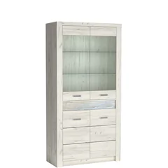 Witryna 96 cm I-3 INDIANAPOLIS KRAFT BIAŁY Podstawowe