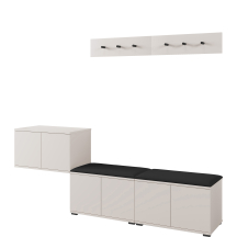 Nowoczesny zestaw mebli do przedpokoju BIANCO 8 Cashmere Podstawowe (1)