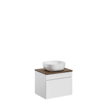 Szafka z umywalką 60 cm łazienkowa wisząca ICONIC WHITE Podstawowe