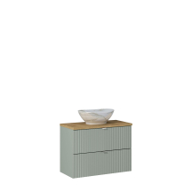 Szafka łazienkowa wisząca z umywalką PATI 80 LINE REED GREEN Podstawowe