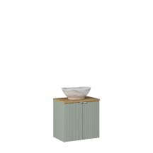 Szafka łazienkowa z umywalką 60 cm LINE REED GREEN Podstawowe