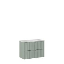Szafka łazienkowa wisząca z umywalką DANCE 80  LINE REED GREEN Podstawowe