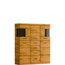 Kredens 125 cm RE-84 Dąb Naturalny RARO Podstawowe