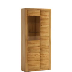 Witryna 90 cm BUE-73 Dąb Naturalny BRUNO Podstawowe