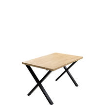 Stół 120x80 T-03/X Dąb Naturalny / Czarny Podstawowe