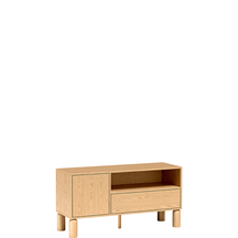 Szafka RTV pod telewizor 120 cm dąb bookmatch SN-5 SANDEN Podstawowe
