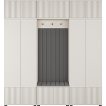 Zestaw mebli do przedpokoju RAYO 3 Cashmere Garderoba Cashmere Podstawowe