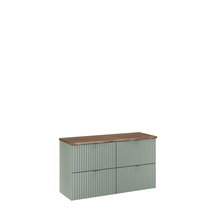 Szafka łazienkowa wisząca 100 cm 4 szuflady LINE REED GREEN Podstawowe
