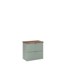 Szafka łazienkowa wisząca 60 cm 2 szuflady LINE REED GREEN Podstawowe