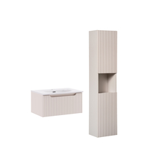 Zestaw mebli do łazienki szafka z umywalką 60 cm słupek kolor Kaszmir NOVA CASHMERE Podstawowe