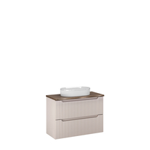 Szafka łazienkowa wisząca 80 cm z blatem i umywalką kolor Kaszmir NOVA CASHMERE Podstawowe