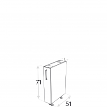 Szafka dolna stojąca cargo DC… KAMMONO P4 Szkic