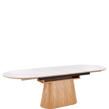 Stół z owalnym blatem SIRIUS 160-240x90x77 rozkładany Podstawowe (1)