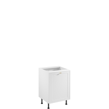 Szafka dolna stojąca 1 drzwi 60 cm D60 SORENTO BIAŁY / BIAŁA RAMKA Podstawowe