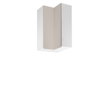 Szafka górna narożna wisząca 2 drzwi 60 cm G60N2 SORENTO BIAŁY / BEIGE Podstawowe
