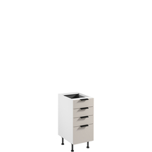 Szafka dolna stojąca 4 szuflady 40 cm D40S4 SORENTO BIAŁY / BEIGE Podstawowe