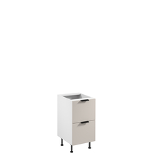 Szafka dolna stojąca 2 szuflady 45 cm D45S2 SORENTO BIAŁY / BEIGE Podstawowe