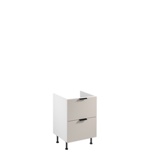 Szafka dolna stojąca 60 cm pod zabudowę kuchenki indukcyjnej D60IN SORENTO BIAŁY / BEIGE Podstawowe