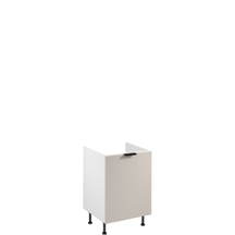 Szafka dolna stojąca pod zlewozmywak 1 drzwi 60 cm D60Z SORENTO BIAŁY / BEIGE Podstawowe