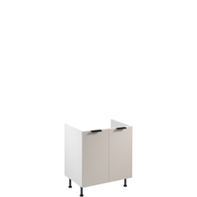 Szafka dolna stojąca pod zlewozmywak 2 drzwi 80 cm D80Z SORENTO BIAŁY / BEIGE Podstawowe