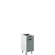 Szafka dolna stojąca 1 drzwi 1 szuflada 40 cm D40S1 SORENTO BIAŁY / GREEN Podstawowe