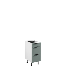 Szafka dolna stojąca 3 szuflady 40 cm D40S3 SORENTO BIAŁY / GREEN Podstawowe