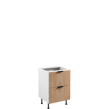 Szafka dolna stojąca 2 szuflady 60 cm D60S2 SORENTO BIAŁY / PUCCINI Podstawowe