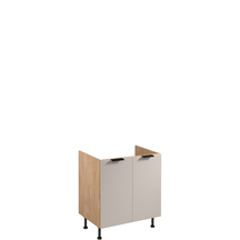 Szafka dolna stojąca pod zlewozmywak 2 drzwi 80 cm D80Z SORENTO PUCCINI / BEIGE Podstawowe