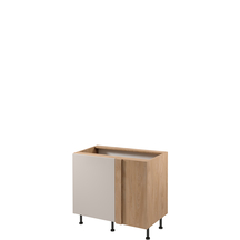 Szafka dolna narożna stojąca 1 drzwi 100 cm D100N Lewa SORENTO PUCCINI / BEIGE Podstawowe