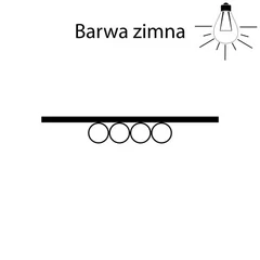 Oświetlenie 2xLED Alabama 2400AO02 Białe Szkic