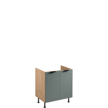Szafka dolna stojąca pod zlewozmywak 2 drzwi 80 cm D80Z SORENTO PUCCINI / GREEN Podstawowe