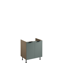 Szafka dolna stojąca pod zlewozmywak 2 drzwi 80 cm D80Z SORENTO BALTIC STORM / GREEN Podstawowe