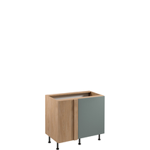 Szafka dolna narożna stojąca 1 drzwi 100 cm D100N Prawa SORENTO PUCCINI / GREEN Podstawowe