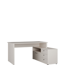 Biurko z komodą 140x70 T2KB231L-U60 Piaskowy ARCHBOX Podstawowe