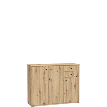 Komoda 2 szuflady 3 drzwi 110 cm T2KK40-D78 Dąb Artisan ARCHBOX Podstawowe