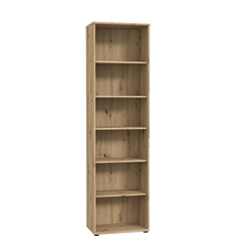 Wąski regał otwarty 55 cm T2KR02-D78 Dąb Artisan ARCHBOX Podstawowe