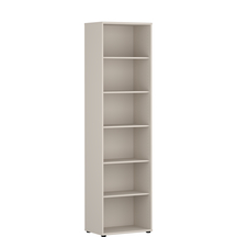 Wąski regał otwarty 55 cm T2KR02-U60 Piaskowy ARCHBOX Podstawowe
