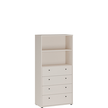 Regał z szufladami T2KR411-U60 Piaskowy ARCHBOX Podstawowe